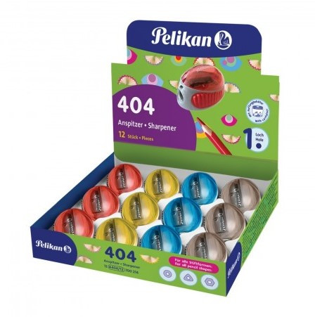 Egylyukú tartályos műanyag hegyező, 1 db - Pelikan