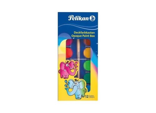 Vízfesték 12 szín + ecset - Pelikan
