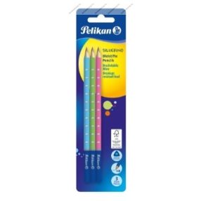 Pelikan Silverino Trio grafitceruza szett, 3 db HB