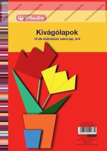 Színes  kivágólap A4 (10 ív) - Herlitz