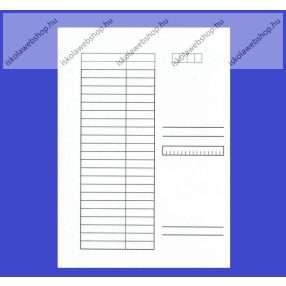 Gyorsfűzőkarton A4 fehér - Herlitz