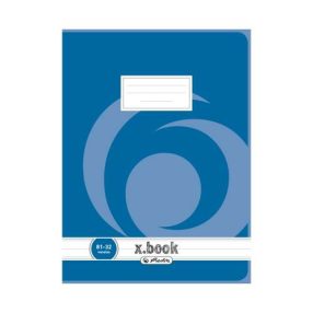 Herlitz 2. osztályos vonalas füzet, Kék (A5/16-32)