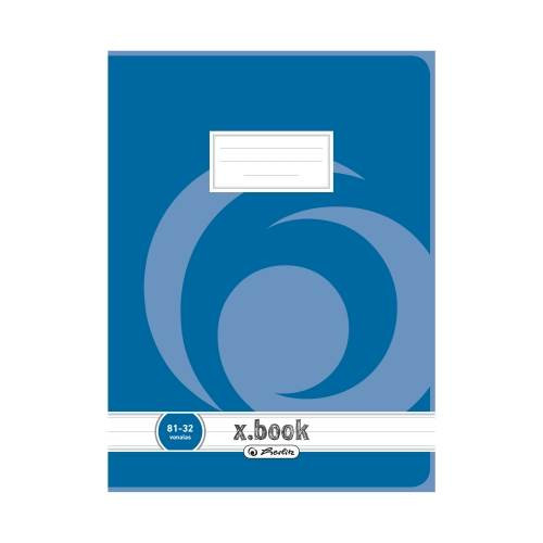 Herlitz 2. osztályos vonalas füzet, Kék (A5/16-32)