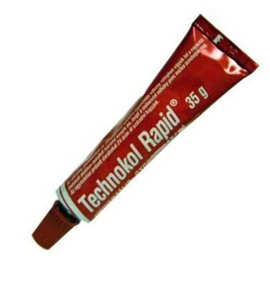 Technokol ragasztó, piros, 35g - Herlitz 