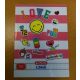 Smiley Pink kockás füzet, A4/87-32- Herlitz 