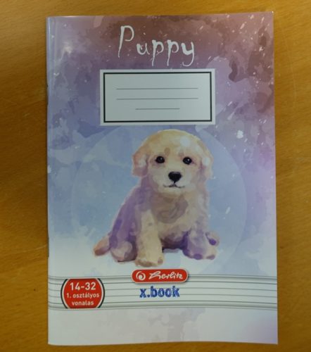 Állatos - Herlitz Animals 1. osztályos vonalas füzet, Kutya (A5/14-32)