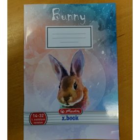   Állatos - Herlitz Animals 1. osztályos vonalas füzet, Nyuszi (A5/14-32)