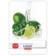 Fresh Fruit kockás füzet, Lime, A4 - Herlitz 