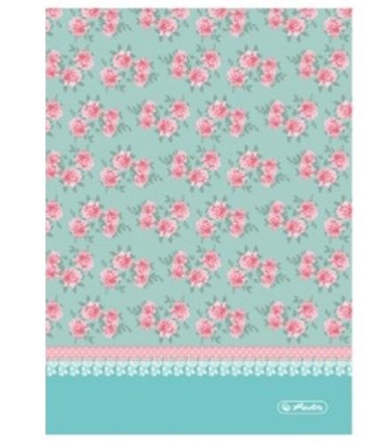 Virág - Ladylike Zöld A4 kockás füzet