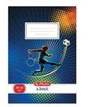 Sport - Herlitz Soccer/Focis kockás füzet, A5 - Herlitz