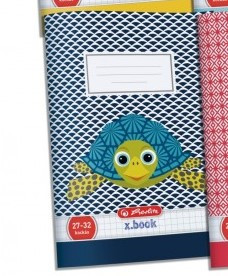 Herlitz Leckefüzet,  Cute Animals - Teknős, A5, 44 lapos 