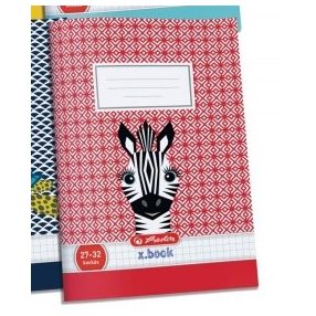 Herlitz Leckefüzet,  Cute Animals - Zebra, A5, 44 lapos 