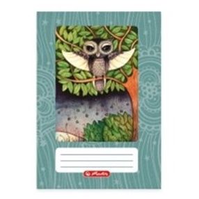   Állatos - Herlitz Erdőlakók Bagoly 1. osztályos vonalas füzet (A5/14-40)
