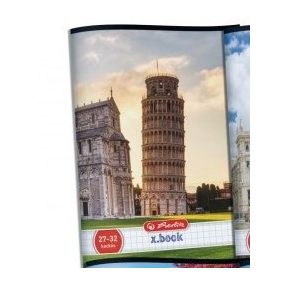 City - Herlitz Ferdetorony kockás füzet (A5/27-32)