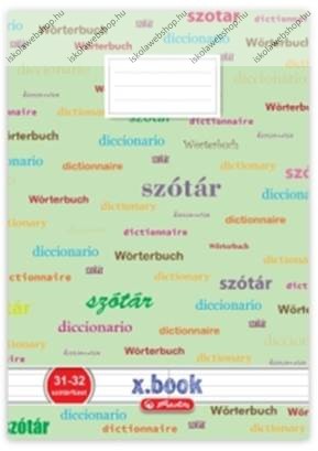 A4 méretű Design szótárfüzet, zöld - Herlitz 