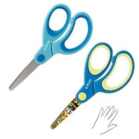   Barkácsolló Design tompa, Balkezes, kék vagy zöld 1 db - Herlitz