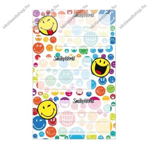 Smiley iskolai etikett/füzetcimke (9 db) - Herlitz 