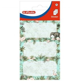 Tropical iskolai etikett/füzetcimke, 9 db - Herlitz