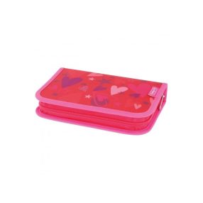   Herlitz kihajtható tolltartó,Szives/ Sweet Heart, 2 klapnis (31 részes töltött)