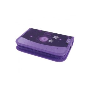   Herlitz kihajtható tolltartó, Űr/Space Girl, 2 klapnis (üres)