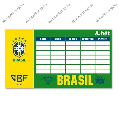 Brasil órarend, kétoldalas - Ars Una