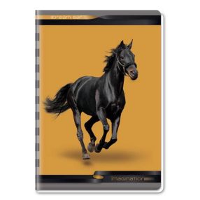 Lovas/Horse - Mustár prémium kockás füzet, A4 - Ars Una 