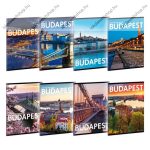   Cities-Világ városai, Budapest kockás füzet, A5/40 lapos! - Ars Una