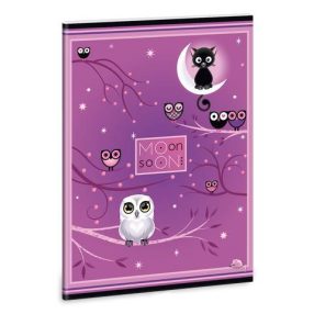 Moon-Soon szótárfüzet, A5 Cicás/Baglyos- Ars Una