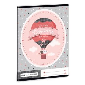 Állatos Fly High  2. osztályos vonalas füzet (A5/16-32)