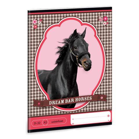 Lovas, barna prémium szótárfüzet, A5 - Ars Una 