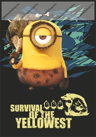 Minions Szürke kockás füzet, A5/27-32