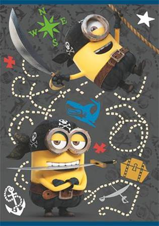 Minions Kalóz 1. osztályos vonalas füzet (A5/14-32)