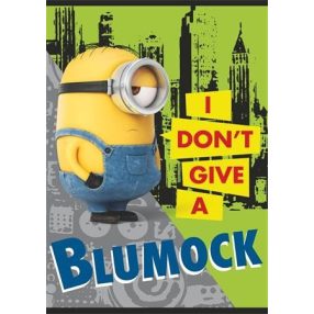   Minions Zöld Blumock 1. osztályos vonalas füzet (A5/14-32)