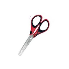 MAPED "Essentials Soft" olló, 13 cm, Fekete-Piros