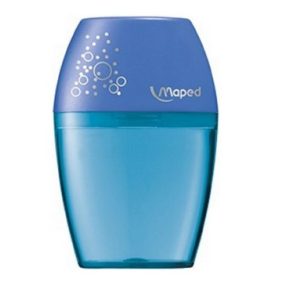   MAPED "Shaker" egylyukú tartályos hegyező/faragó/faragó, Kék
