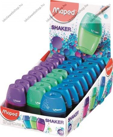 MAPED "Shaker" egylyukú tartályos hegyező/faragó/faragó