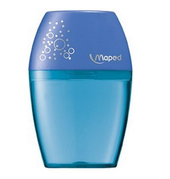 MAPED "Shaker" egylyukú tartályos hegyező/faragó/faragó, Kék