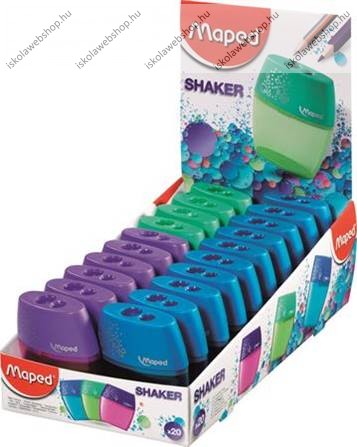 MAPED "Shaker" kétlyukú tartályos hegyező/faragó/faragó