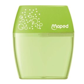   MAPED "Shaker" kétlyukú tartályos hegyező/faragó/faragó, Zöld