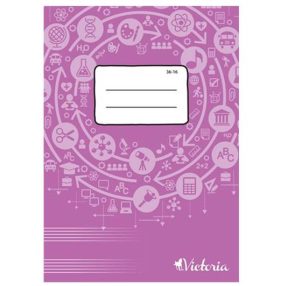 VICTORIA Circle hangjegy füzet, A5/36-16 