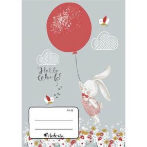   Állatos - VICTORIA Nyuszi 1. osztályos vonalas füzet, 14-32