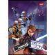 Star Wars/Clone Wars kockás füzet (1 db, vegyes minta), A5/27-32 - Unipap