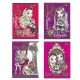 Ever After High 2. osztályos vonalas füzet, A5/16-32 (1 db, vegyes minta)