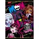 Hercegnős Monster High  Fekete 1. osztályos vonalas füzet (A5/14-32)