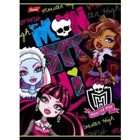   Monster High 2. osztályos vonalas füze, ST, A5/16-32 - Unipap