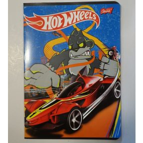   Autós/Hot wheels 2. osztályos vonalas füzet, piros, A5/16-32 - Unipap