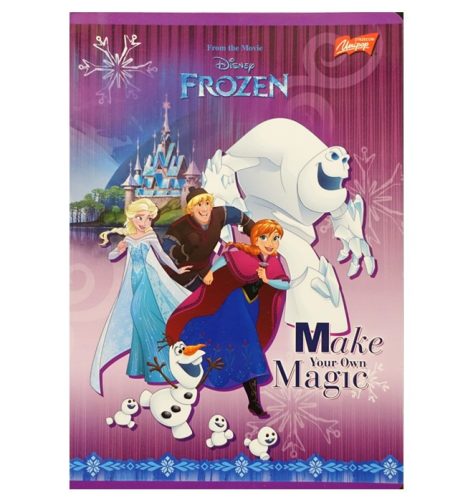 Hercegnős Frozen/Jégvarázs 2. osztályos vonalas füzet, All, A5/16-32 - Unipap