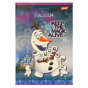   Hercegnős Frozen/Jégvarázs 2. osztályos vonalas füzet, OLAF, A5/16-32 - Unipap