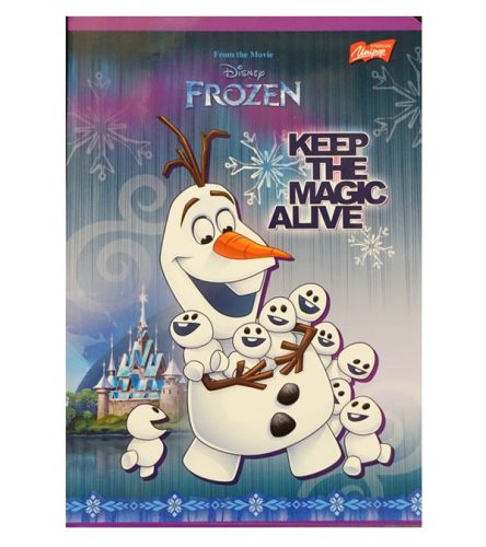 Hercegnős Frozen/Jégvarázs 2. osztályos vonalas füzet, OLAF, A5/16-32 - Unipap