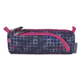   PULSE  bedobós tolltartó, Dobby Light Show szürke-rózsaszín (121433)